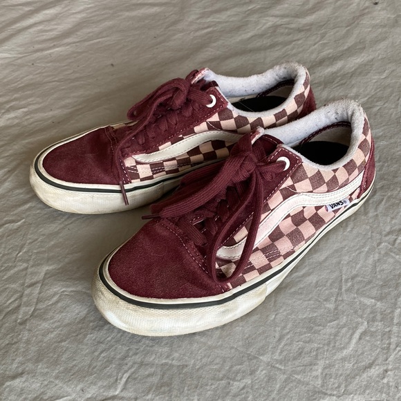 Vans Other - Thrifted Maroon Classic Vans w/ Ultra Cush